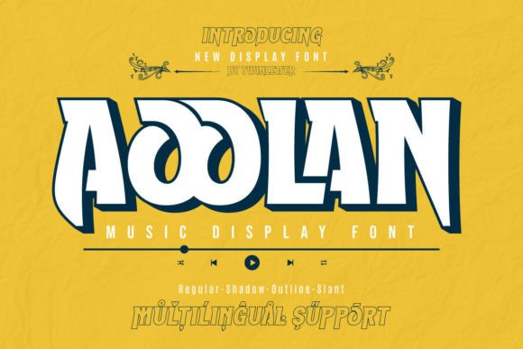 Aoolan: The Font That Elevates Branding with Music-Inspired Elegance