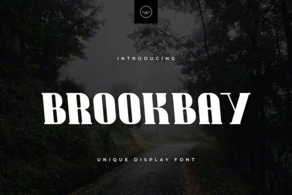 Brookbay: A Modern Display Font for Editorial Projects