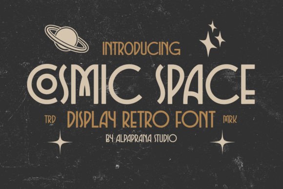 Cosmic Space Font for Bold Campaign Designs