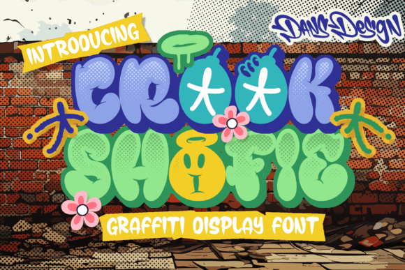 Crook Shofie: A Graffiti Display Font for Creative Crafters