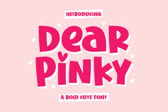 Dear Pinky: A Playful Display Font for Editorial Design