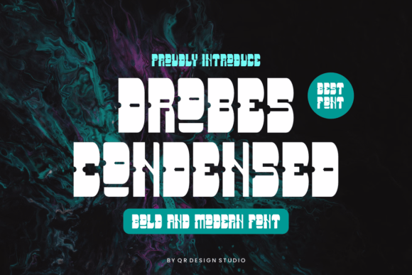 Drobes Condensed for Bold Branding and Eye-Catching Design