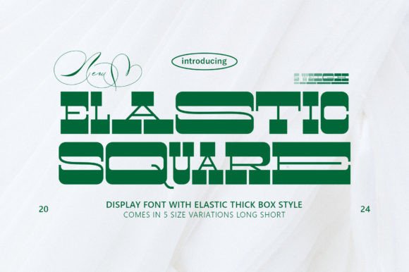 Elastic Square: A Versatile Display Font for Editorial Design