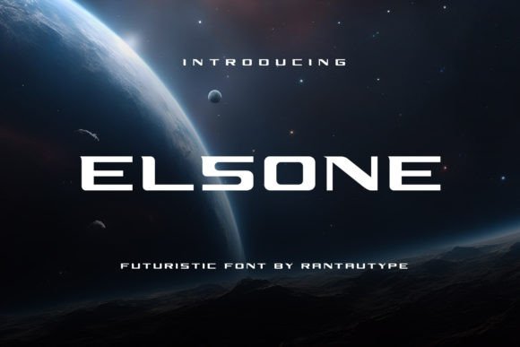Elsone: A Futuristic Font for Modern Editorial Design