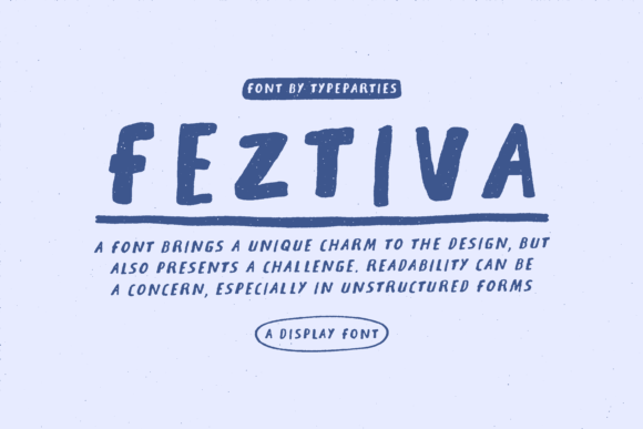 Feztiva Font Download: A Festive Display Font for Creative Projects