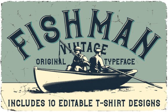 Fishman: A Vintage-Style Display Font for Web Design