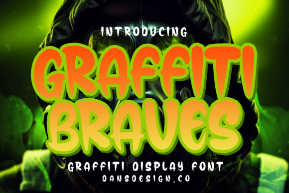 Graffiti Braves: A Bold Font for Modern Branding and Design