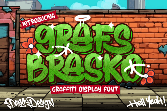 Grafs Brasco: The Graffiti-Styled Font That Elevates Your Digital Brand