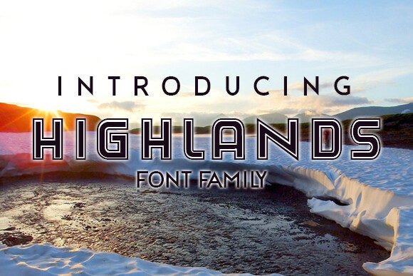 Highlands Font for Professional Branding and Design