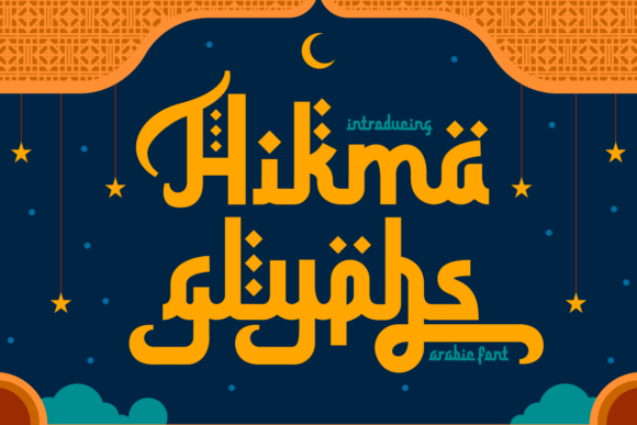 Hikma Glyphs: A Font for Editorial Elegance and Modern Design