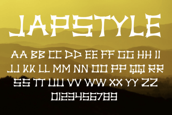 Japstyle: A Versatile Display Font for Editorial Design