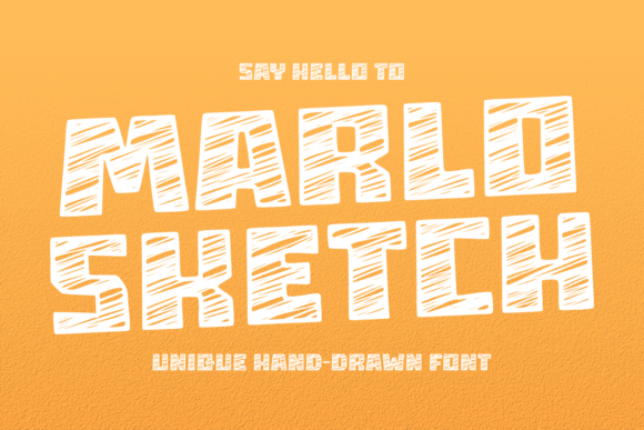 Marlo Sketch: A Playful Display Font for Bold Branding