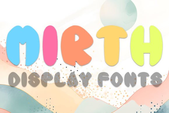 Mirth: A Playful Display Font for Editorial Creativity