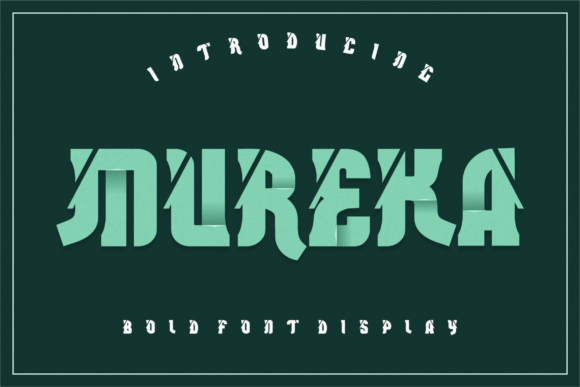 Mureka: A Display Font for Modern Web Design