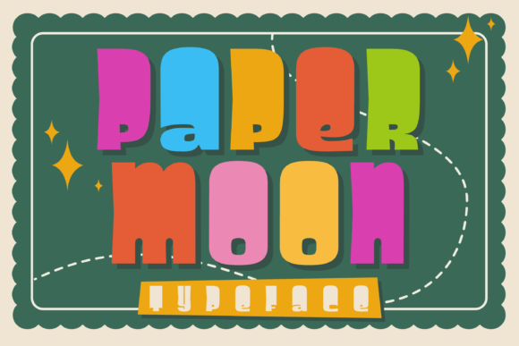 Paper Moon: A Playful Display Font for Editorial Design