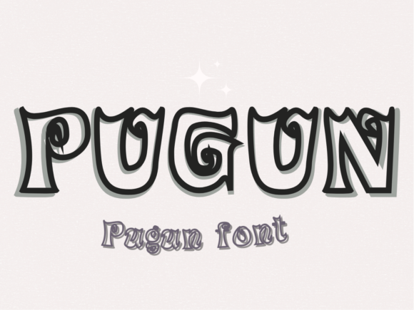 Pugun: A Fun and Quirky Display Font for Creative Web Design