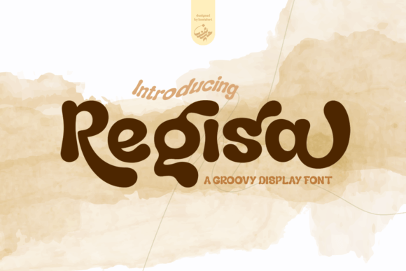 Regisa: A Groovy Display Font for Creative Branding Projects