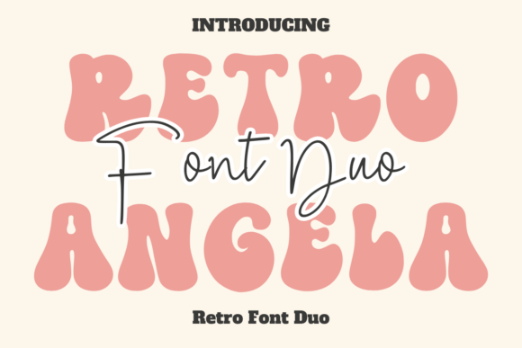 Retro Angela Duo for Stylish Web Typography