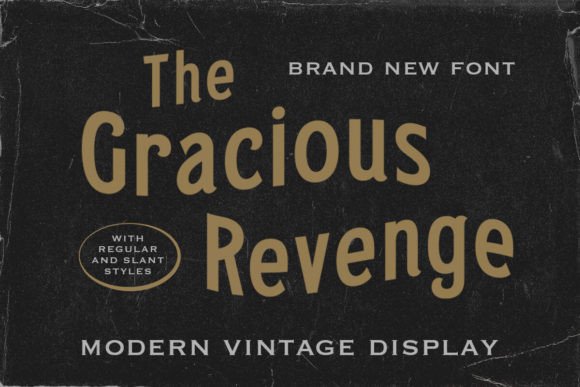 The Gracious Revenge Font for Timeless Handmade Creations