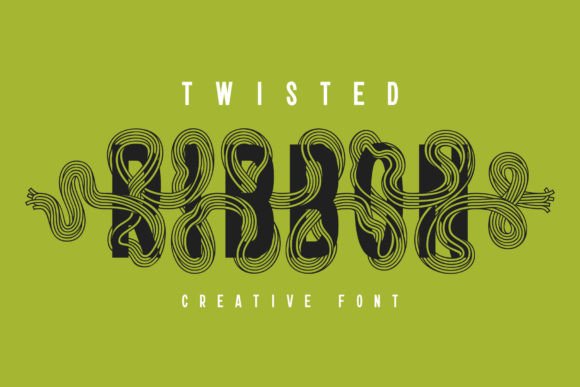 Twisted Ribbon: A Decorative Font for Bold Branding