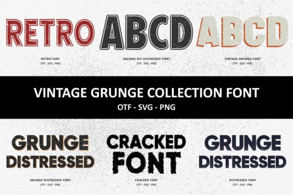 Vintage Grunge Collection for Bold Branding and Creative Projects