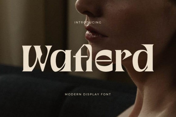 Waflerd – A Luxury Serif Display Font for Modern Web Design