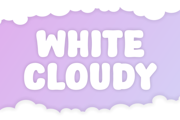 White Cloudy: A Display Font That Elevates Brand Identity